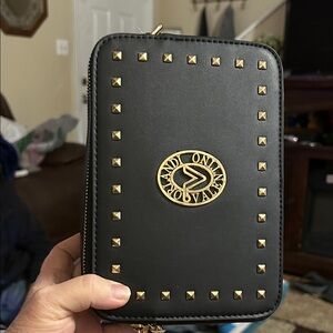 Black and Gold Studded Women’s Bag